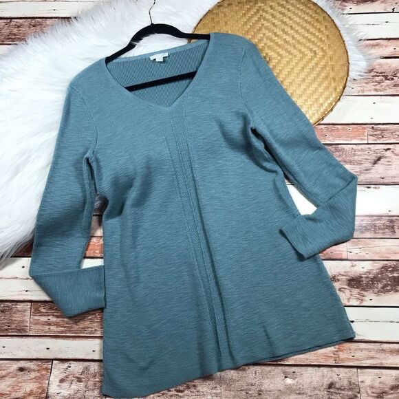 J. Jill Tops - J. Jill Blue Tunic Sweater